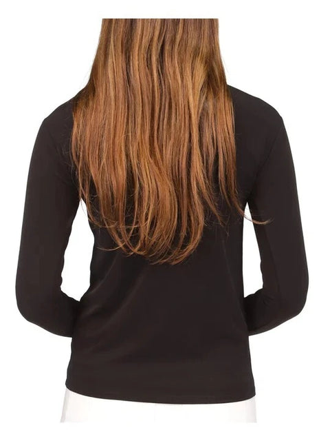 Michael Kors Women's Black Long Sleeve Cold Shoulder Chain Strap Blouse | Michael Kors In Lebanon
