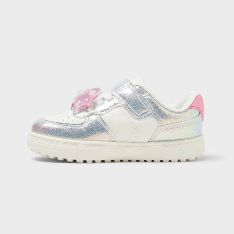 Cat & Jack Baby Girl's Silver Jaid Court Sneakers | Cat & Jack In Lebanon