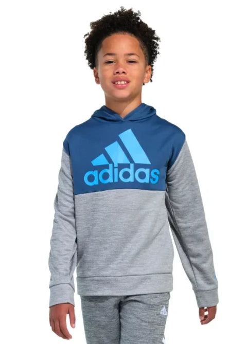 Adidas Boy's Blue & Gray Tech Fleece Hoodie |Adidas In Lebanon
