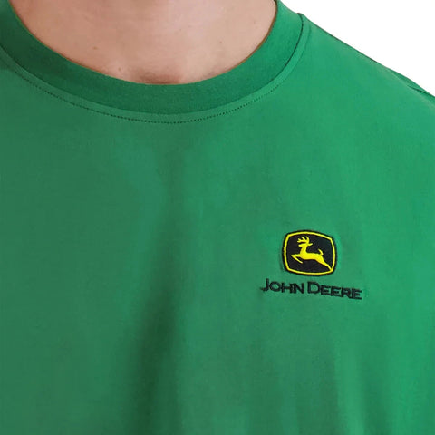 John Deere Men’s Green Graphic Short Sleeve Cotton Regular Fit T-Shirt |John Deere In Lebanon