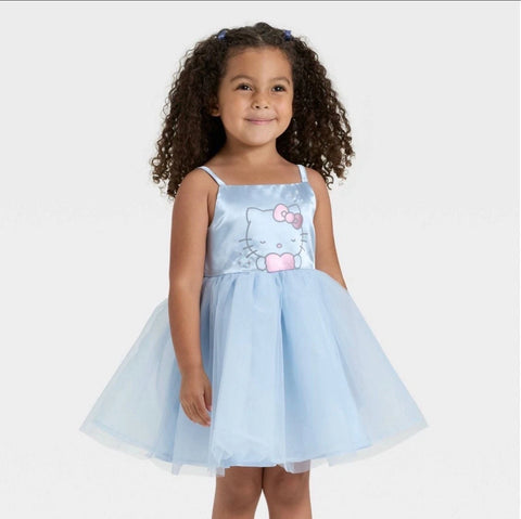 Sanrio Girl's Blue Hello Kitty Tulle Dress | Sanrio In Lebanon