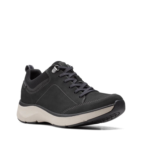 Clarks Women's Dark Gray Nubuck Leather Waterproof Walking Sneaker |Clarks In Lebanon