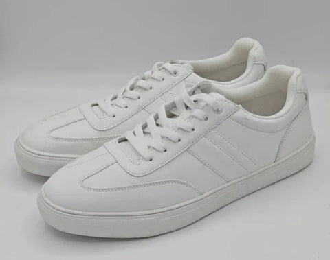 Perry Ellis Portfolio Men's White Leather Sneakers | Perry Ellis Portfolio In Lebanon