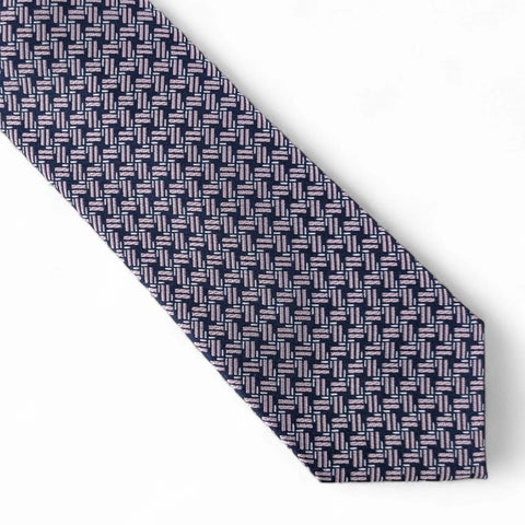 Alfani Men's Navy & Dusty RoseTolbert Patterned Tie | Alfani In Lebanon