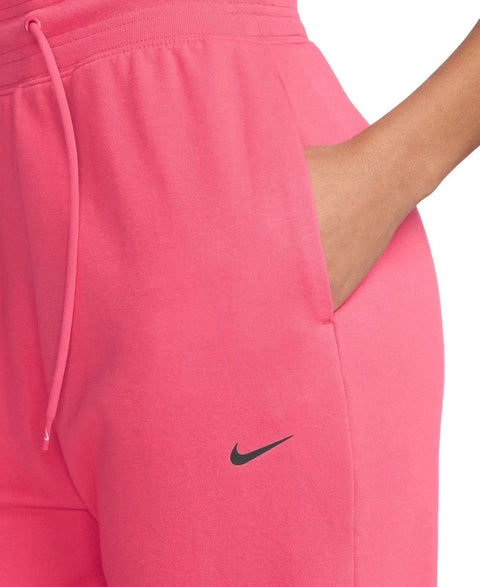 Nike Women's Pink Dri-FIT One French Terry High-Waisted 7/8 Joggers | Nike In Lebanon