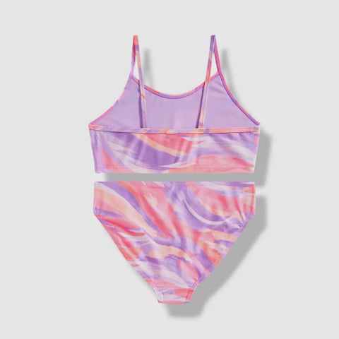 ID Ideology Girl's Purple Brushstroke Bikini Swimsuit |ID Ideology in Lebanon