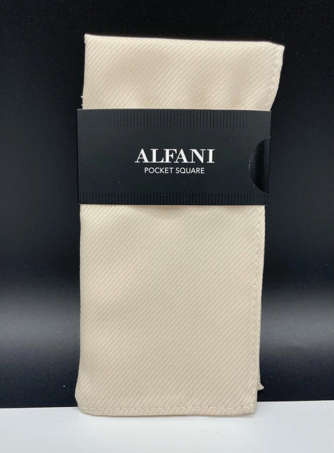 Alfani Men's Beige Solid Pocket Square | Alfani In Lebanon