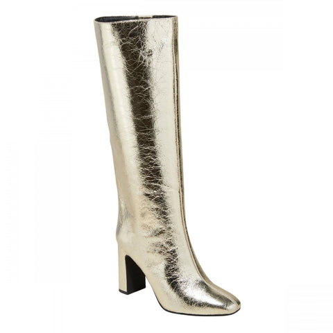 A New Day Women's Gold Metallic Diva Stovepipe Tall Boots |A New Day In Lebanon