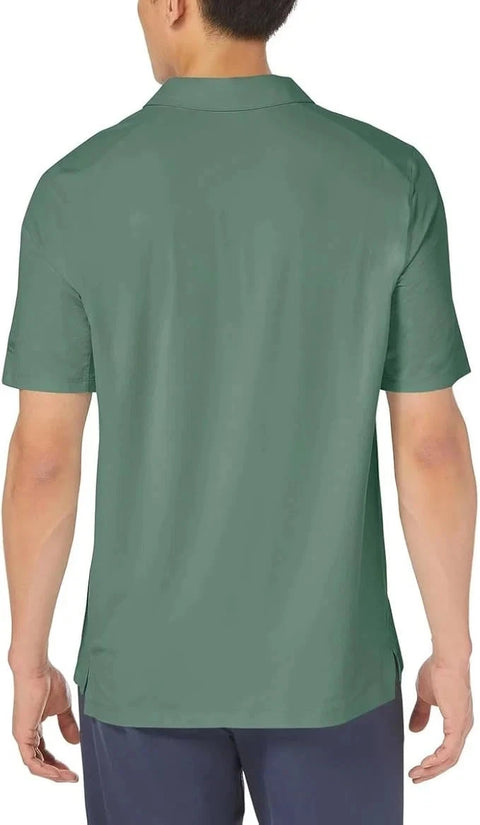 Kirkland Signature Men’s Green Regular Fit Performance Polo T-Shirt | Kirkland Signature In Lebanon