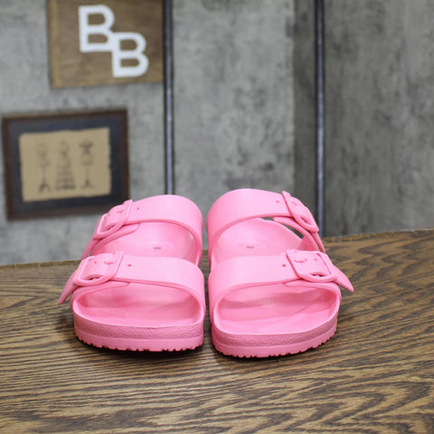Shade & Shore Women's Pink Flat Slippers | Shade & Shore In Lebanon