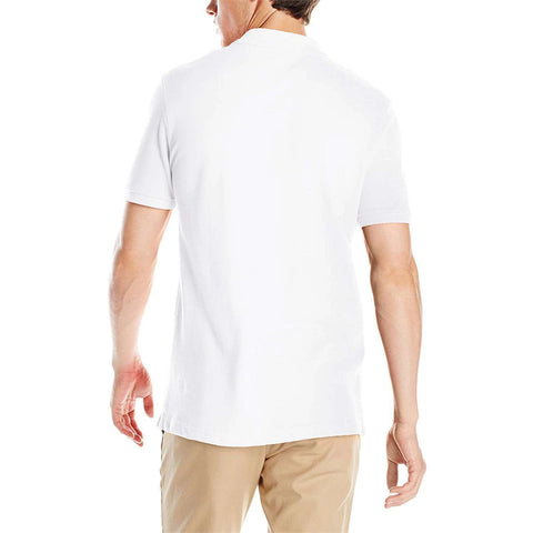 Lacoste Men's White Classic Pique Slim Fit Short Sleeve Polo T-Shirt|Lacoste In Lebanon
