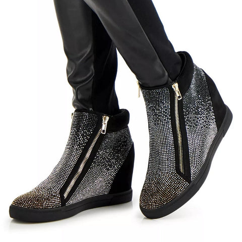 INC International Concepts Women's Black Dollie Sneakers | INC International Concepts in Lebanon