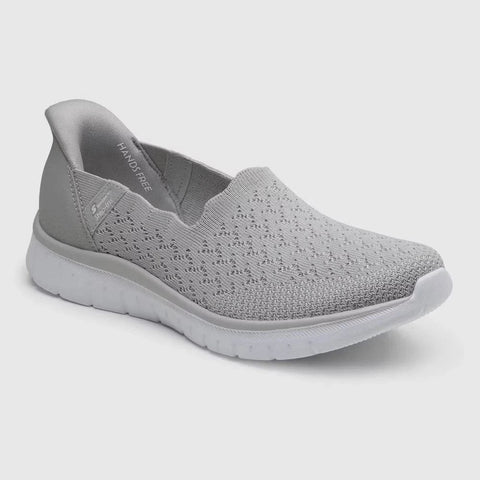 S Sport By Skechers Women's Light Grey Virtuosa Lace Less Step Sneakers | S Sport By Skechers  In Lebanon