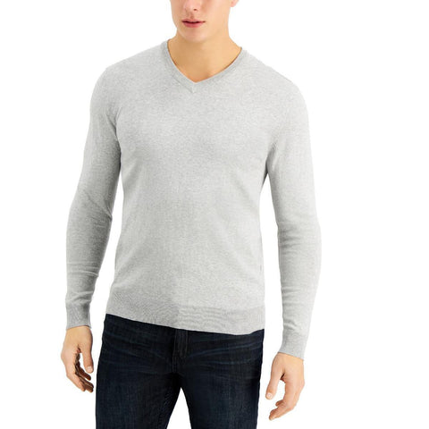 Alfani Men's Light Grey Sweatshirt ABF763 shr(ll31,33) ft11