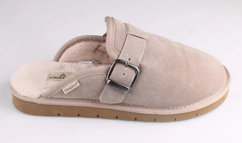 Staheekum Women's Greige Chelan Clog Slip On Slipper |Staheekum In Lebanon