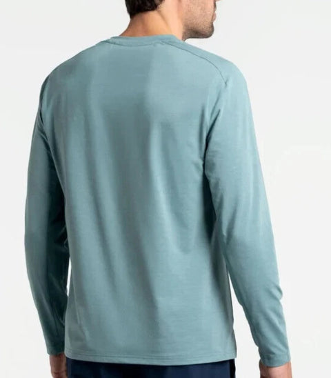 Alfani Men's Petrol Alfatech Long Sleeve Crewneck Blouse | Alfani In Lebanon