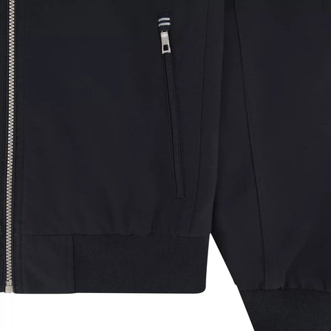 Nautica Men's Black Solid Water Resistant Jacket | Nautica In Lebanon