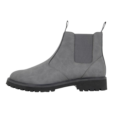 JBU Men's Grey Kai Slip & Water-Resistant Chelsea Boots | JBU In Lebanon