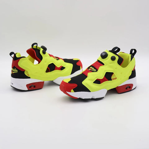 Reebok Men's Multicolor Instapump Fury OG Citron Sneakers |Reebok In Lebanon