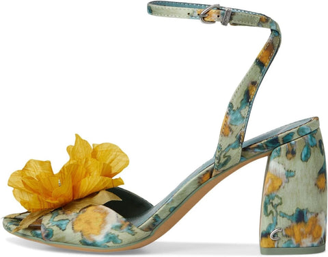 Circus NY by Sam Edelman Women's Mint & Yellow Aria Flower Ankle Strap Sandal | Circus NY In Lebanon