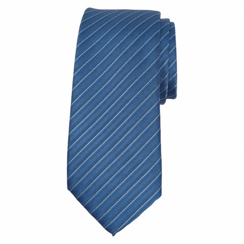 Alfani Men's Denim Blue Ozark Stripe Tie | Alfani In Lebanon