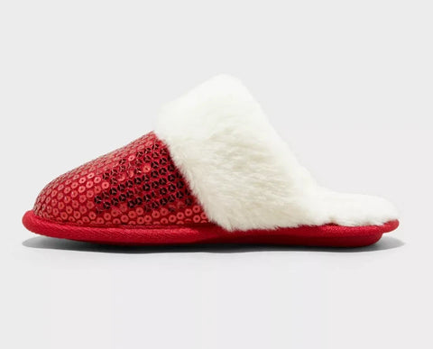 Cat & Jack Girls Lane Sequin Scuff Slippers | Cat & Jack In Lebanon