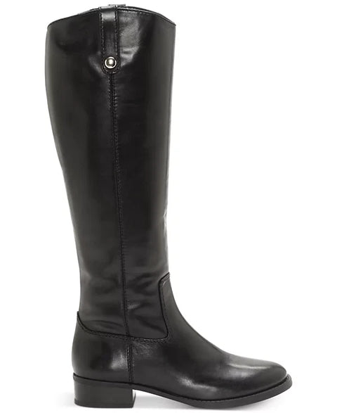 INC International Concepts Women's Black Riding Leather WC Boots | INC International Concepts  In Lebanon