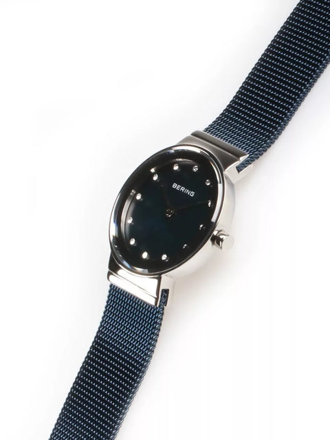 Bering Women's Navy Blue Classic Steel Bracelet Watch|Bering in Lebanon