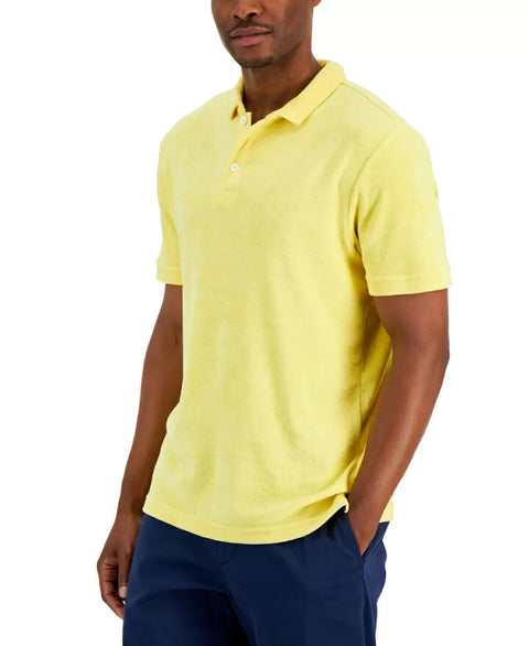 Club Room Men's Yellow T-Shirt ABF849 shr(lr92),(me9)