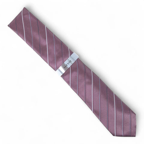 Alfani Men's Dusty Rose Belwood Slim Stripe Tie |Alfani In Lebanon