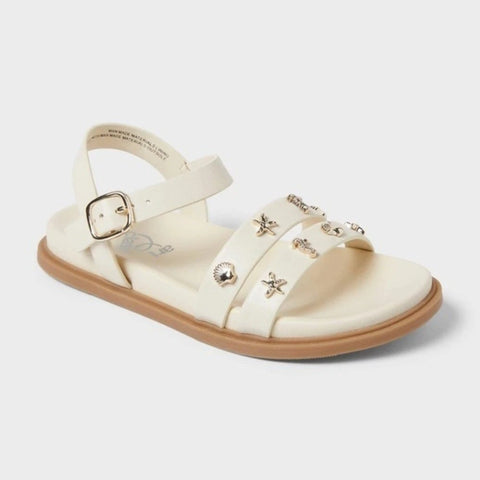 Art Class Girl's Ivory Ellis Nautical Sandals|Art Class In Lebanon