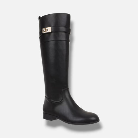 Giani Bernini Women's Black Taharahh Memory Foam Knee High Riding Boots | Giani Bernini In Lebanon