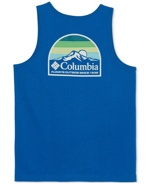 Columbia Men's Royal Blue Regular fit Graphic Tank Top | Columbia In Lebanon