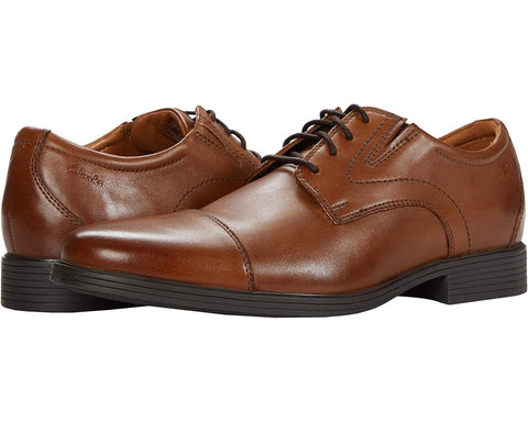 Clarks Men's Brown Whiddon Pace Leather Casual Shoes | Clarks In Lebanon