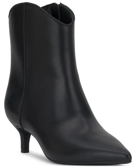 On 34th Women's Black Aatira Tulip Booties | On 34th In Lebanon