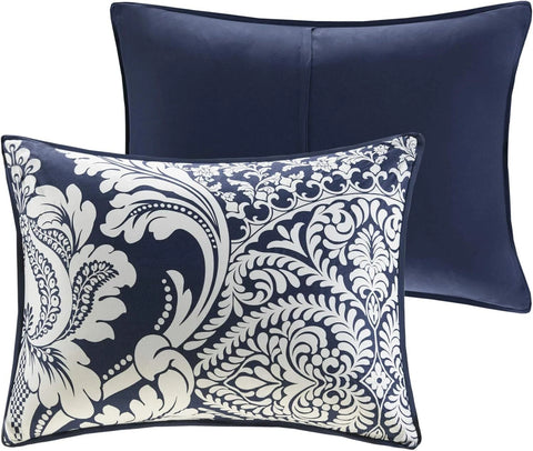 Madison Park Indigo Vienna 6-Piece Duvet Cover Set, Full/Queen Bedding | Madison Park In Lebanon