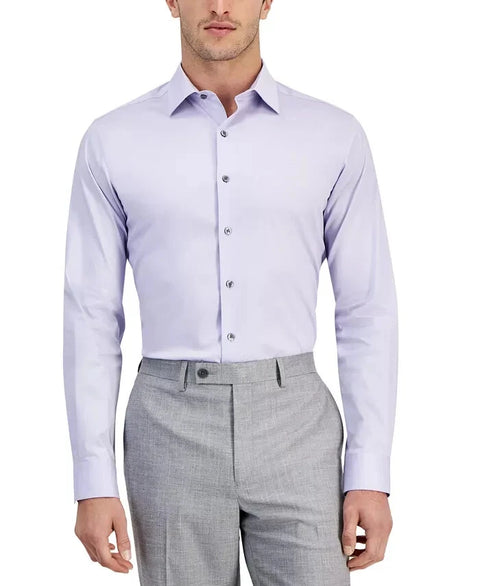 Alfani Men's Lilac Slim Fit Button Down Dress Shirt | Alfani In Lebanon