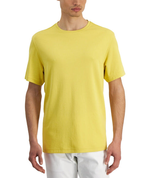 Alfani Men's Yellow T-Shirts ABF818(ft4) shr(me14,18)