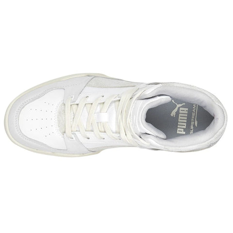Puma Women's White/Frosted Ivory Slipstream Thrifted High Top Sneakers | Puma In Lebanon