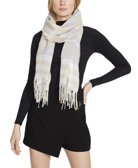Steve Madden Women's Ivory Placement Plaid Scarf | Steve Madden In Lebanon