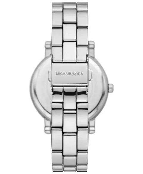Michael kors Women's Corey Three-Hand Silver-Tone Alloy Watch |Michael kors In Lebanon