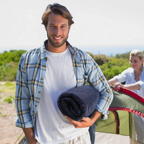 Jeaouia Navy Blue Warm Camping Hiking Outdoor Travel Hunting Sleeping Bag | Jeaouia In Lebanon