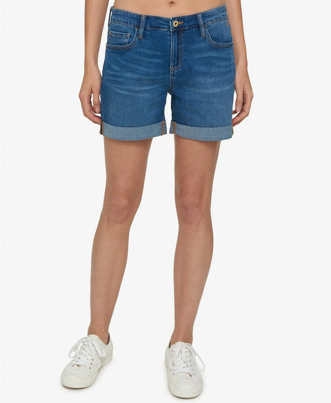 Tommy Hilfiger Women's Cape Blue  Cuffed Shorts  | Tommy Hilfiger in Lebanon