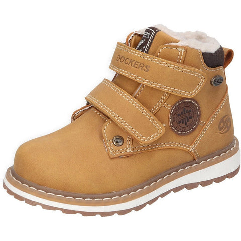 Dockers by Gerli Baby Boy's Golden Tan Winter Velcro Boots | Dockers by Gerli In Lebanon