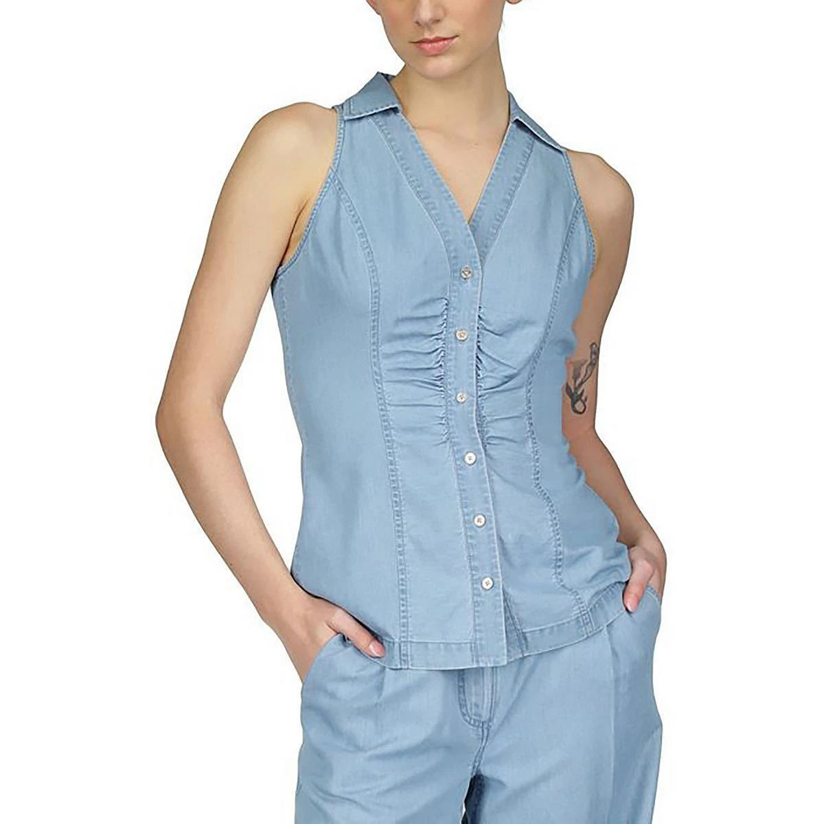 Michael Kors Women's Tencel Tank Halter Top Shirt  |Michael Kors In Lebanon