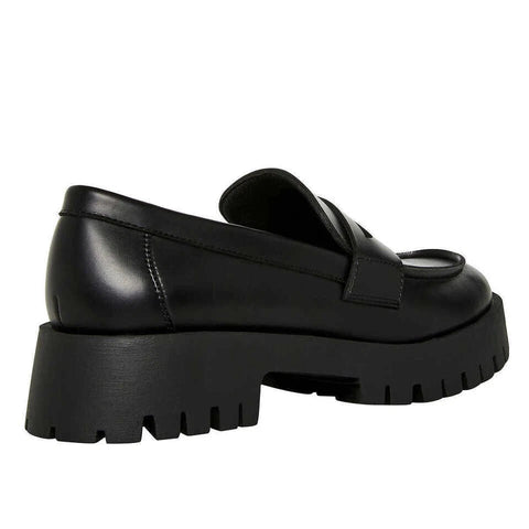 Steve Madden Women's Black Course Lug Loafer Shoes | Steve Madden In Lebanon