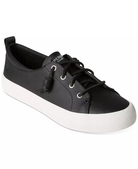Sperry Women's Black Crest Vibe Leather Sneaker | Sperry In Lebanon