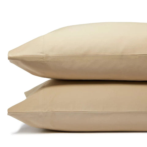 Sky Tan Percale Cotton 2 Standard Pillowcases | Sky In Lebanon