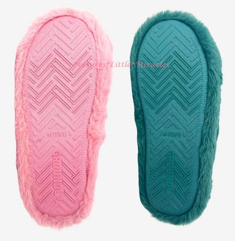 Wicked Women's Pink & Green Glinda Elphaba Pajamas Slippers | Wicked In Lebanon