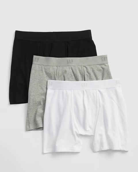 GAP Men's Multicolored 5" Boxer Briefs 3-Pack|  GAP In Lebanon